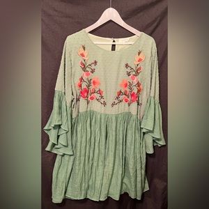 Umgee Embroidered Dress